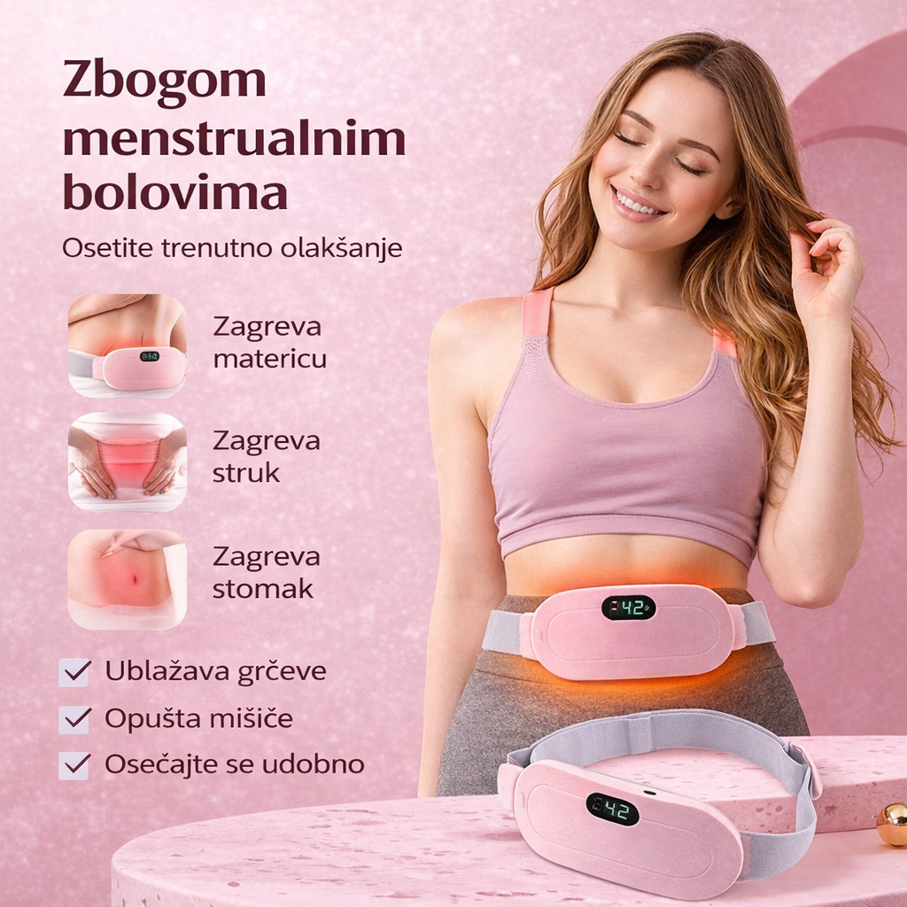 PAMETNI GREJNI POJAS ZA MENSTRUALNE BOLOVE